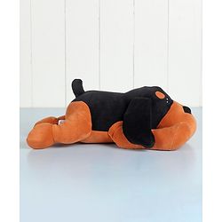Babyhug Dog Soft Toy Dark Brown - Length 45 cms