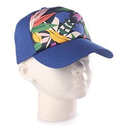 Babyhug Summer Cap Floral Print Multicolour - Diameter 16 cm