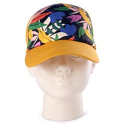 Babyhug Summer Cap Floral Print Multicolour - Diameter 16 cm