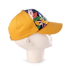 Babyhug Summer Cap Floral Print Multicolour - Diameter 16 cm