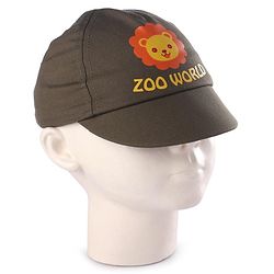Babyhug Summer Cap Lion Print Multicolour - Diameter 14 cm