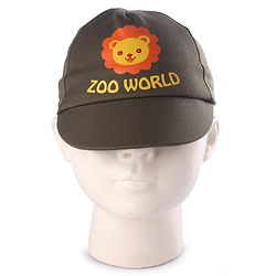 Babyhug Summer Cap Lion Print Multicolour - Diameter 14 cm