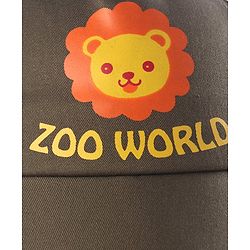 Babyhug Summer Cap Lion Print Multicolour - Diameter 14 cm