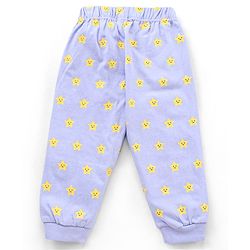 Babyhug Full Sleeves Night Suit Star Print - Blue