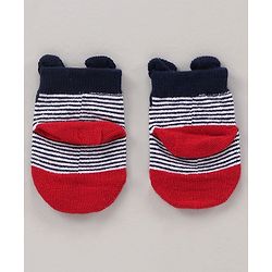 Cute Walk by Babyhug Cotton Knit Regular Length Antibacterial Socks Multi Design Pack Of 3 - Multicolour