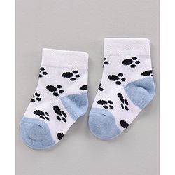 Cute Walk by Babyhug Cotton Knit Regular Length Antibacterial Socks Multi Design Pack Of 3 - Multicolour