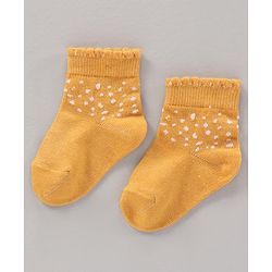 Cute Walk by Babyhug Cotton Knit Regular Length Antibacterial Socks Design Pack Of 3 - Multicolour