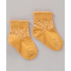 Cute Walk by Babyhug Cotton Knit Regular Length Antibacterial Socks Design Pack Of 3 - Multicolour