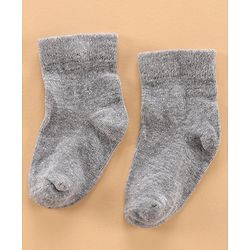 Cute Walk by Babyhug Ankle Length Antibacterial Cotton Socks Pack Of 3 - Multicolour