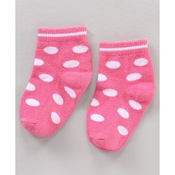 Cutewalk By Babyhug Anti Bacterial Ankle Length Socks Multi Design Pack Of 3 - Multicolour