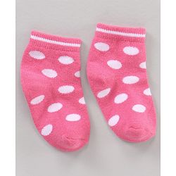 Cutewalk By Babyhug Anti Bacterial Ankle Length Socks Multi Design Pack Of 3 - Multicolour