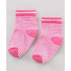 Cutewalk By Babyhug Anti Bacterial Ankle Length Socks Multi Design Pack Of 3 - Multicolour