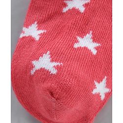 Cute Walk by Babyhug Cotton Knit Ankle Length Antibacterial Socks Multi Design Pack Of 3 - Multicolour