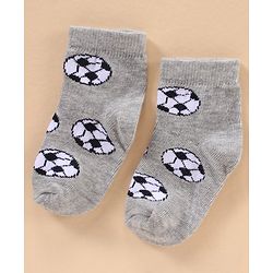 Cute Walk by Babyhug Cotton Knit Regular Length Antibacterial Socks Sports Design Pack of 7 - Multicolour