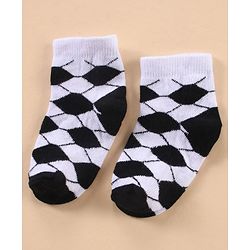 Cute Walk by Babyhug Cotton Knit Regular Length Antibacterial Socks Sports Design Pack of 7 - Multicolour