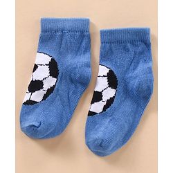Cute Walk by Babyhug Cotton Knit Regular Length Antibacterial Socks Sports Design Pack of 7 - Multicolour