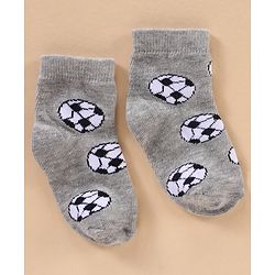 Cute Walk by Babyhug Cotton Knit Regular Length Antibacterial Socks Sports Design Pack of 7 - Multicolour