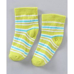 Cute Walk by Babyhug Ankle Length Anti-Bacterial Socks Multi Pattern Pack Of 5 - Multicolour