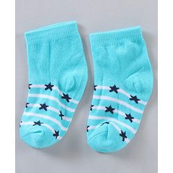 Cute Walk by Babyhug Ankle Length Anti-Bacterial Socks Multi Pattern Pack Of 5 - Multicolour