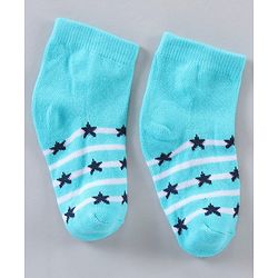 Cute Walk by Babyhug Ankle Length Anti-Bacterial Socks Multi Pattern Pack Of 5 - Multicolour