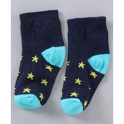 Cute Walk by Babyhug Ankle Length Anti-Bacterial Socks Multi Pattern Pack Of 5 - Multicolour