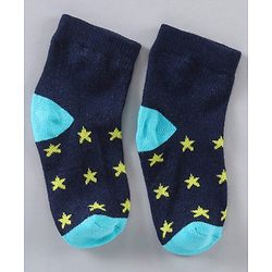 Cute Walk by Babyhug Ankle Length Anti-Bacterial Socks Multi Pattern Pack Of 5 - Multicolour