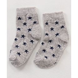 Cute Walk by Babyhug Ankle Length Antibacterial Socks Multi Design Pack Of 5 - Multicolor