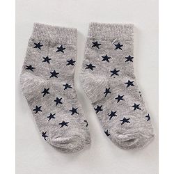 Cute Walk by Babyhug Ankle Length Antibacterial Socks Multi Design Pack Of 5 - Multicolor
