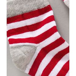 Cute Walk by Babyhug Ankle Length Antibacterial Socks Multi Design Pack Of 5 - Multicolor