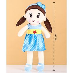 Babyhug Premium Elle Candy Doll | Cuddle and Huggable Soft Toy with Removable and  Washable Dress | Plush Toy Safe and Fun Gift for Kids | BIS Certified | Spark Imaginative Play | Blue-Height 45 cm