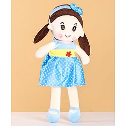 Babyhug Premium Elle Candy Doll | Cuddle and Huggable Soft Toy with Removable and  Washable Dress | Plush Toy Safe and Fun Gift for Kids | BIS Certified | Spark Imaginative Play | Blue-Height 45 cm