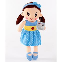 Babyhug Premium Elle Candy Doll | Cuddle and Huggable Soft Toy with Removable and  Washable Dress | Plush Toy Safe and Fun Gift for Kids | BIS Certified | Spark Imaginative Play | Blue-Height 45 cm