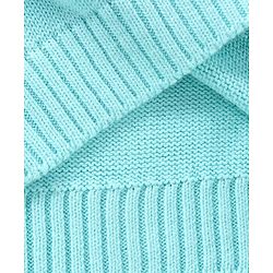 Babyhug 100% Organic Cotton Full Sleeves Stripe Sweater & Lounge Pant With Cap Mouse Embroidery - Blue