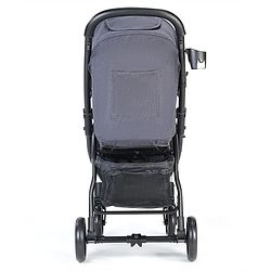 Babyhug Imperial Stroller With Foot Cover And Mosquito Net - Dark Grey