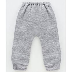 Babyhug Full Sleeves Sweater Set Fair Isle Design- Grey
