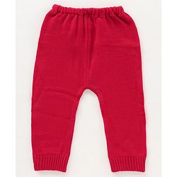 Babyhug Full Sleeves Sweater Set Fair Isle Design- Red