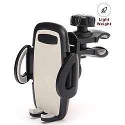 Babyhug Stroller Phone Holder - Black| Easy to Install| 360-Degree Rotatable