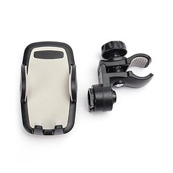 Babyhug Stroller Phone Holder - Black| Easy to Install| 360-Degree Rotatable