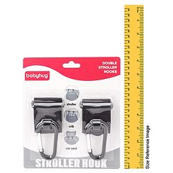 Babyhug Stroller Hook Pack Of 2 - Black