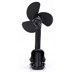 Babyhug Stroller Fan With Foam Blades - Black