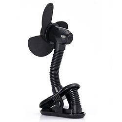 Babyhug Stroller Fan With Foam Blades - Black
