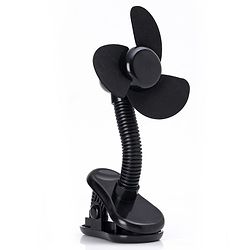 Babyhug Stroller Fan With Foam Blades - Black