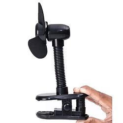 Babyhug Stroller Fan With Foam Blades - Black
