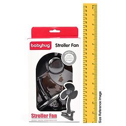 Babyhug Stroller Fan With Foam Blades - Black