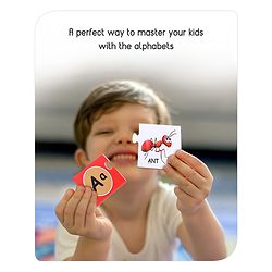Babyhug 60 Pcs Colorful Match & Learn Capital and Small Alphabet Puzzle| 30 Puzzle Combination Montessori Learning and Educational Puzzle for 2-4 Years Kids| Pre-School and Early Learning Gifting Toy| BIS Certified