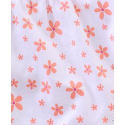 Babyhug 100% Cotton Sleeveless Rompers Floral Print Pack Of 2 - Multicolor