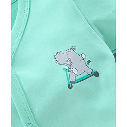 Babyhug 100%Cotton Half Sleeves Vests Pack of 3 - Multicolour