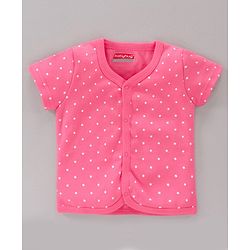 Babyhug 100% Cotton Half Sleeves Vests Pack of 3 - Multicolor
