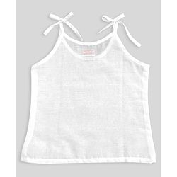 Babyhug 100% Cotton Sleeveless Jhabla Solid Pack of 5 - White