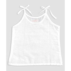 Babyhug 100% Cotton Sleeveless Jhabla Solid Pack of 5 - White